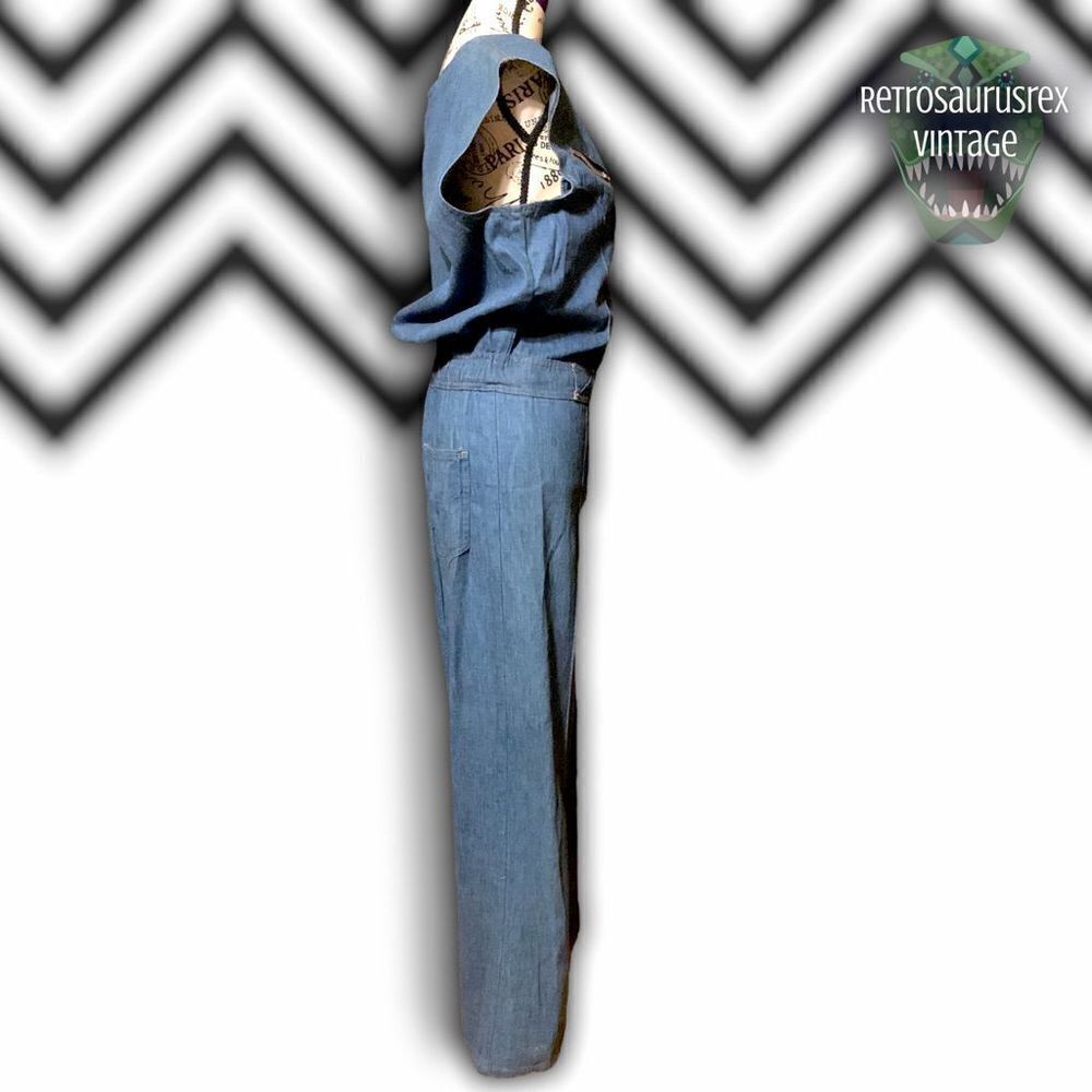 𝅺VINTAGE Barbie Jean Denim Jumpsuit - Picture 4 of 8